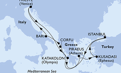 Krstarenje Do Istanbula Brodom MSC FANTASIA